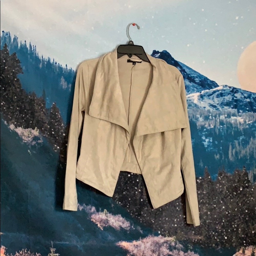 Romeo + Juliet // silky tan cardigan + never worn!